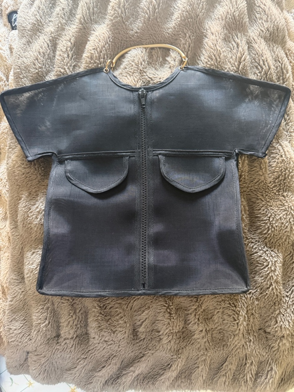 Black handbag